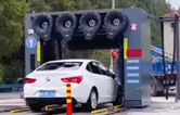 蕭山西湖石油選配林頓龍門往復式全自動洗車機，防銹蝕耐腐，經(jīng)久耐用